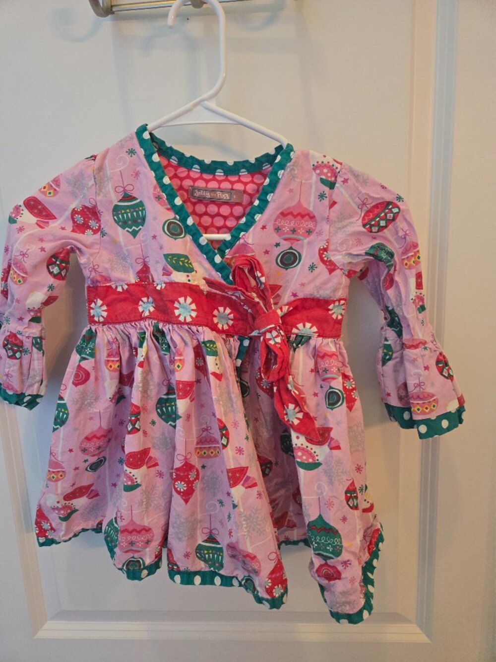 Jelly the pug size 4 Christmas dress